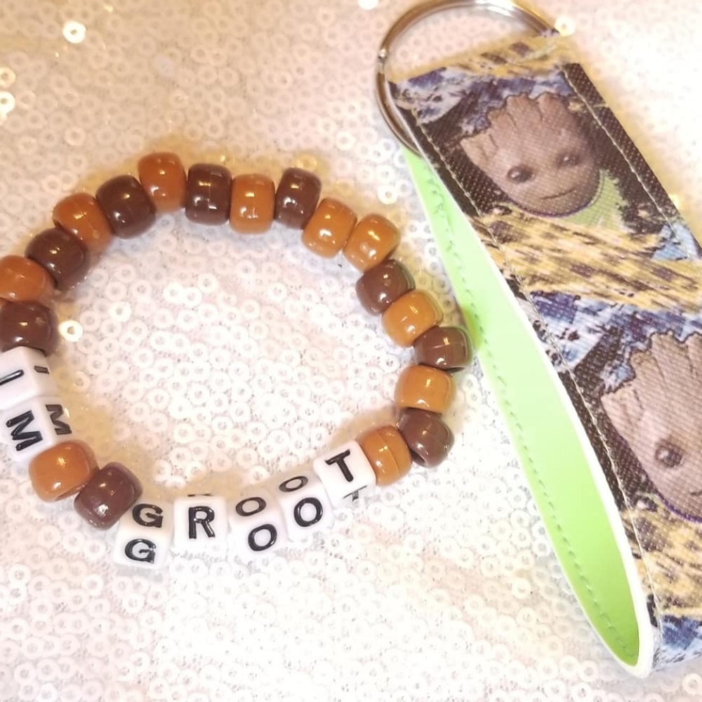 I'm Groot Keychain Set